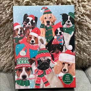 🔴2/$20🔴Diane Neukirch Holiday Hounds 1000 Piece Puzzle